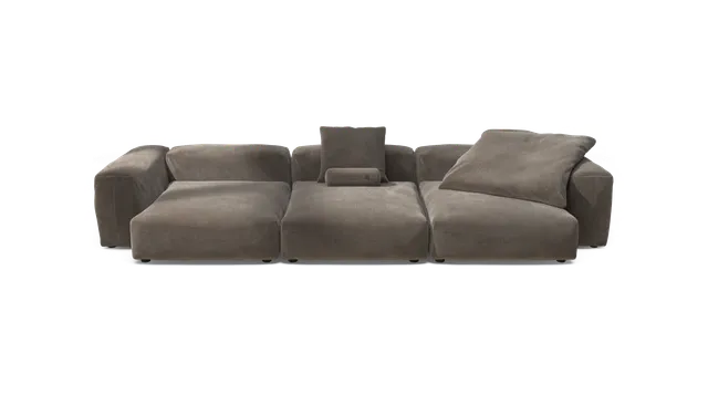 vetsak Sofa Set 05 divano angolare mocha 377x136