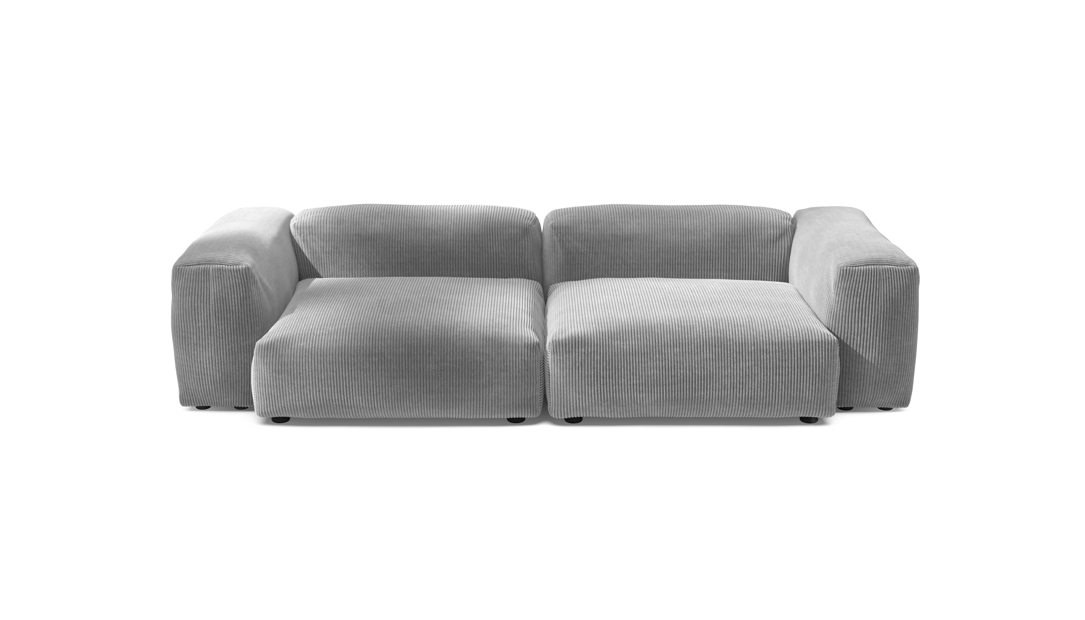 vetsak Sofa Set 02 Large divano modulare grigio chiaro