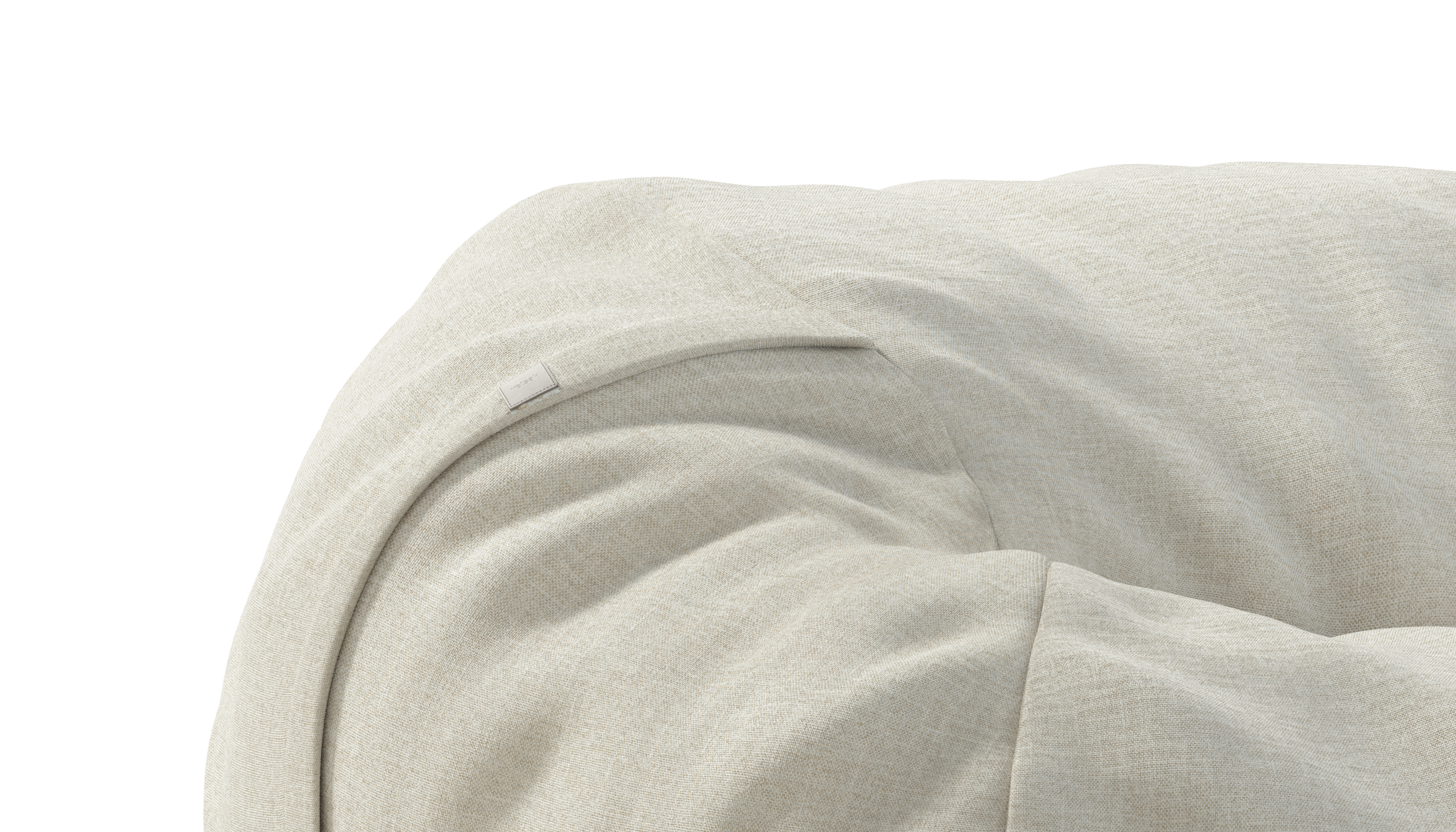 vetsak Beanbag Medium pouf Ecru in Breeze