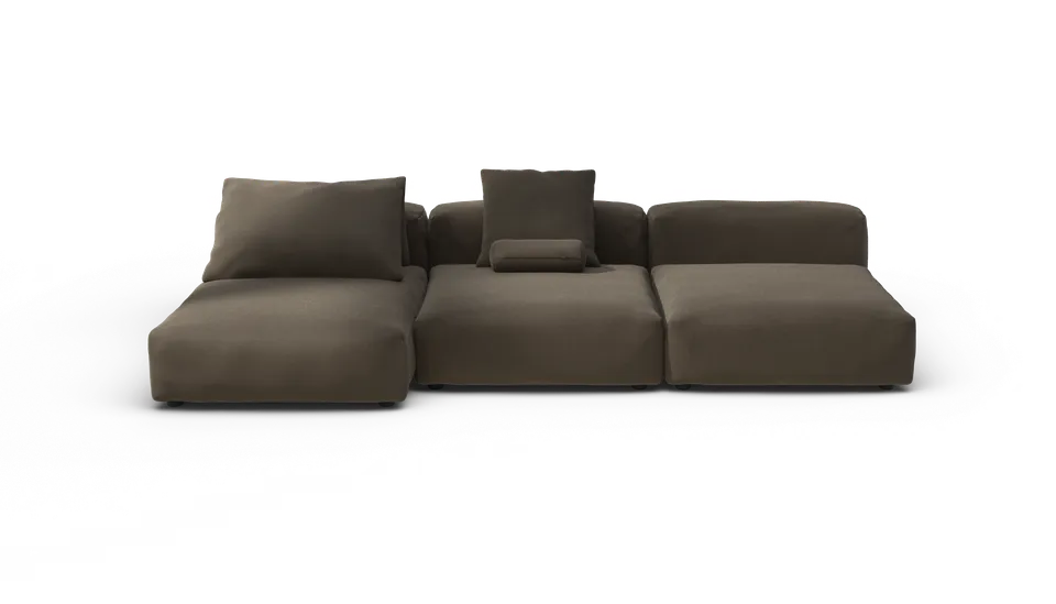 vetsak Sofa Set 04 divano modulare breeze marrone 315x136
