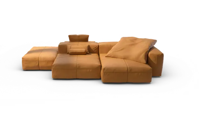 vetsak Sofa Set 09 The Island divano modulare Leather Brown