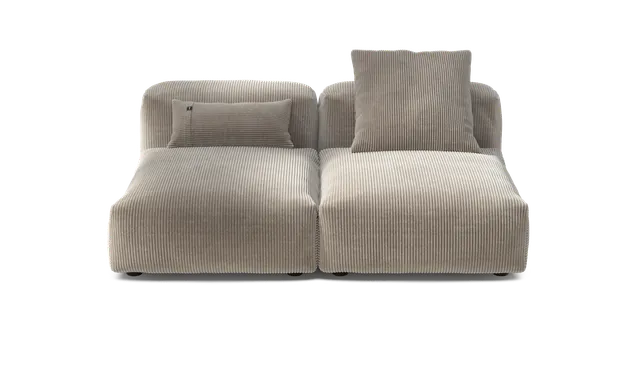 vetsak Sofa Set 01 Medium divano modulare platino 2,5 posti