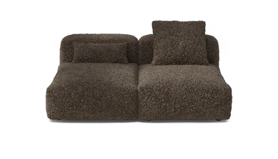 vetsak Sofa Set 01 Medium divano modulare Doodle Cacao 3 posti