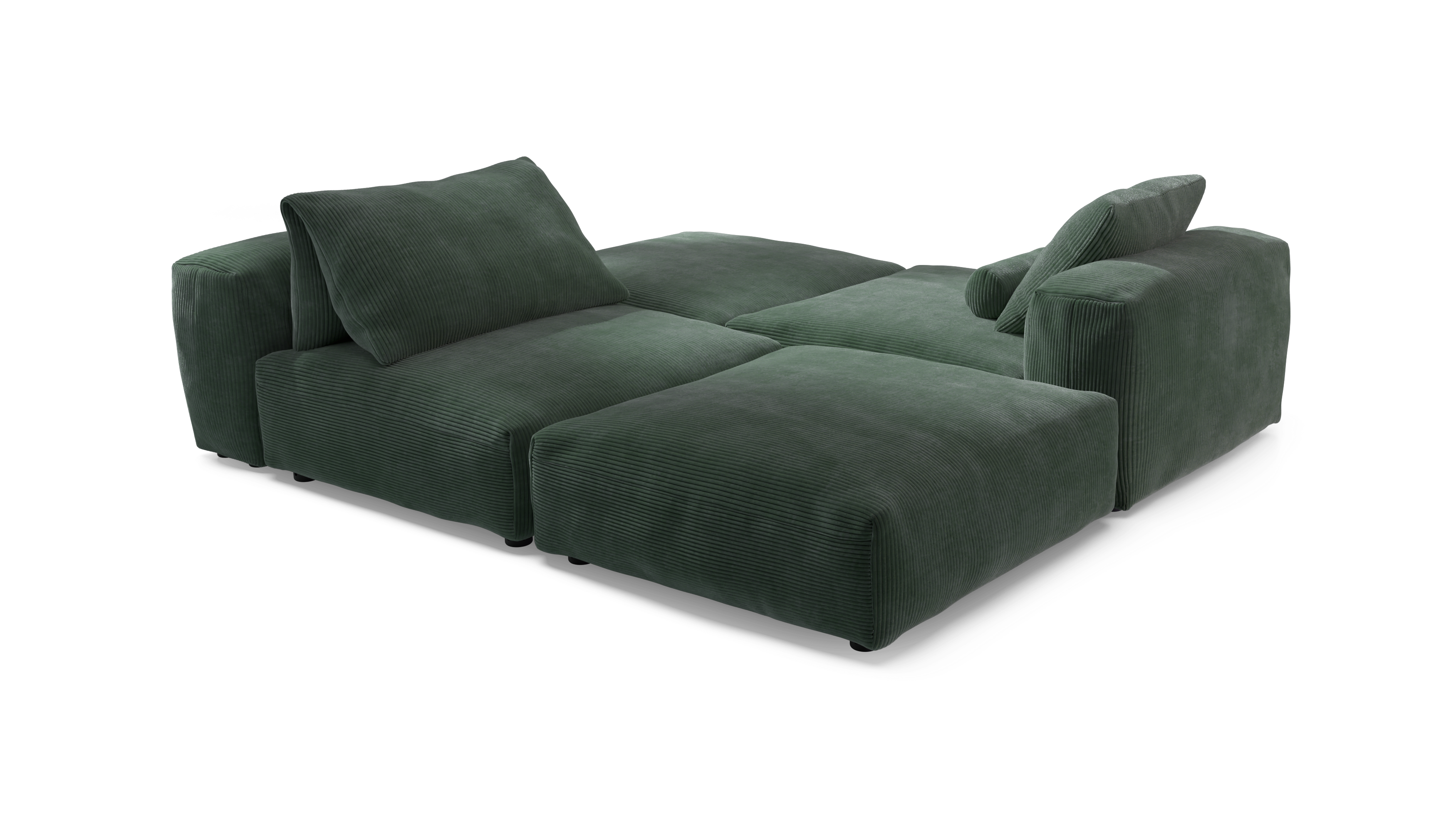 vetsak Set 08 Daybed divano modulare 6 posti verde