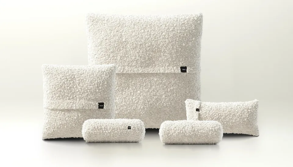 Vetsak Pillow Set 4 set cuscini Doodle crema morbido