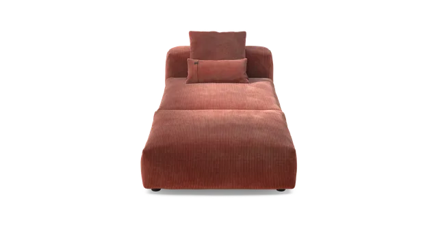 vetsak Sofa Set 07 Sun Lounger divano brick velluto