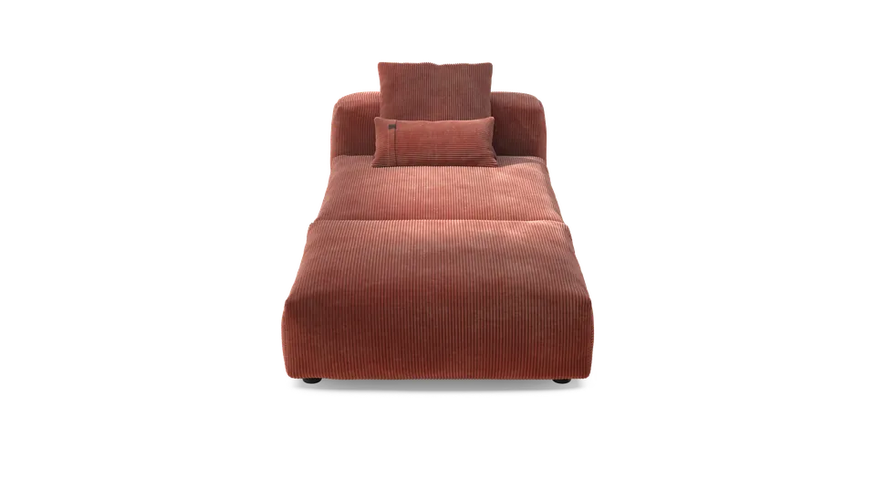 vetsak Sofa Set 07 Sun Lounger divano brick velluto