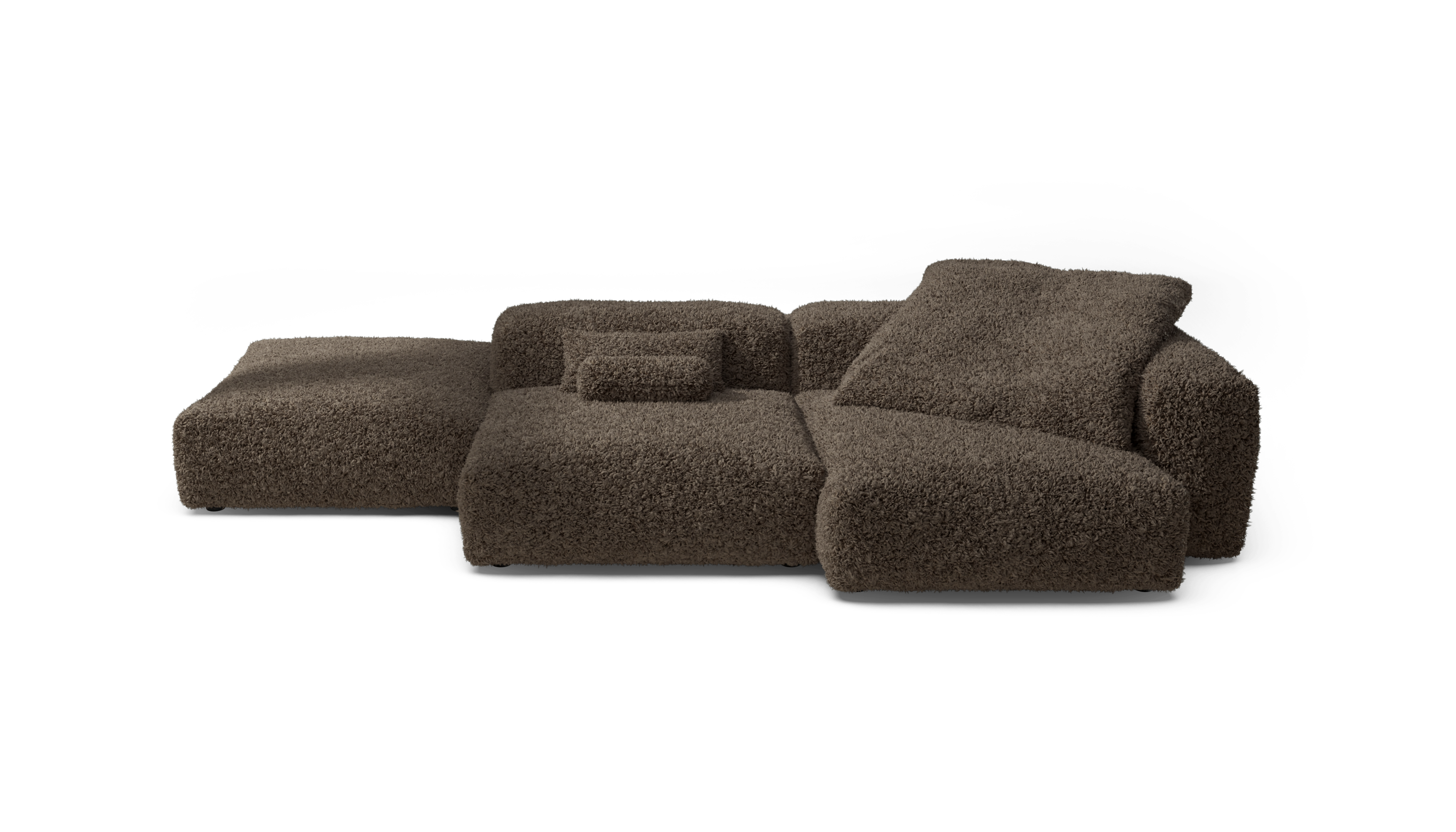 vetsak Sofa Set 09 The Island divano modulare Doodle Cacao 6 posti