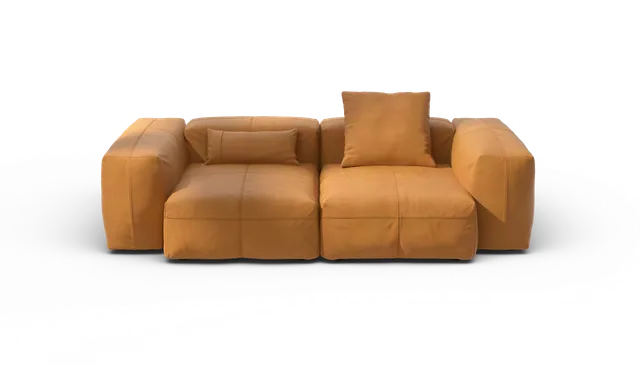 vetsak Sofa Set 02 Medium divano pelle marrone