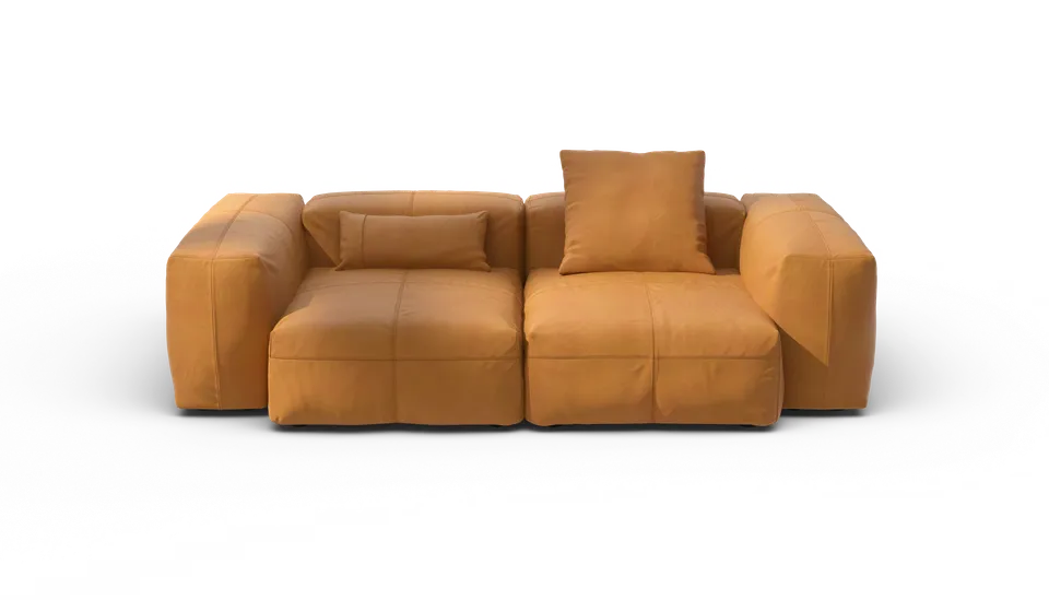 vetsak Sofa Set 02 Medium divano pelle marrone