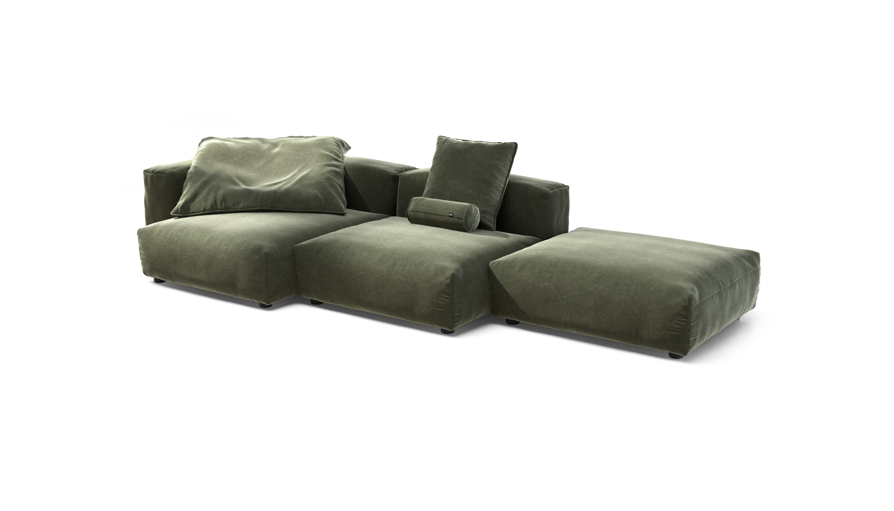vetsak Set 04 Suave divano 5 posti pine 315x136