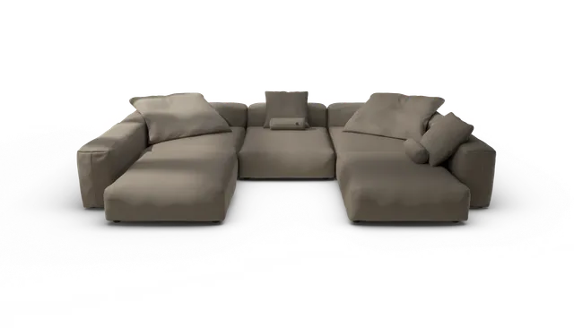 Vetsak Sofa Set 06 divano angolare driftwood da esterno
