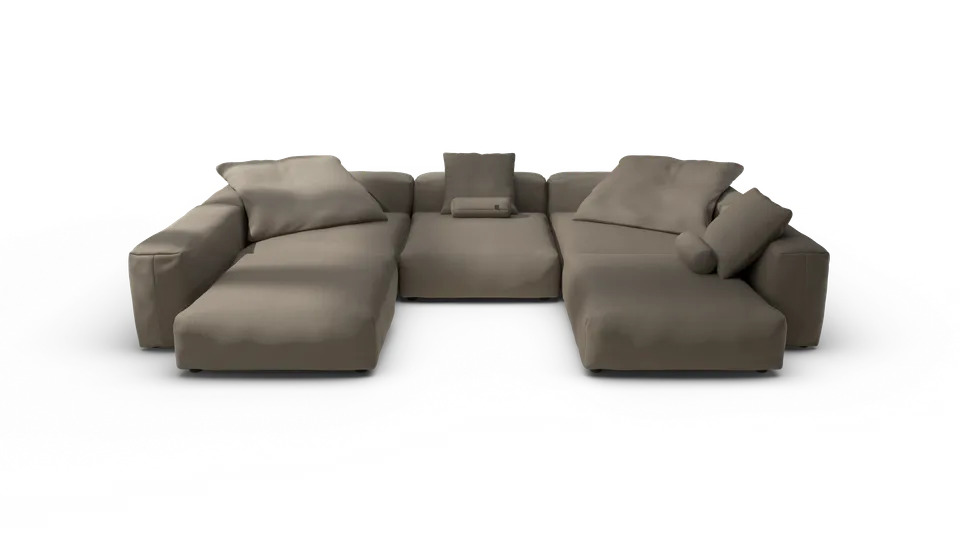 Vetsak Sofa Set 06 divano angolare driftwood da esterno