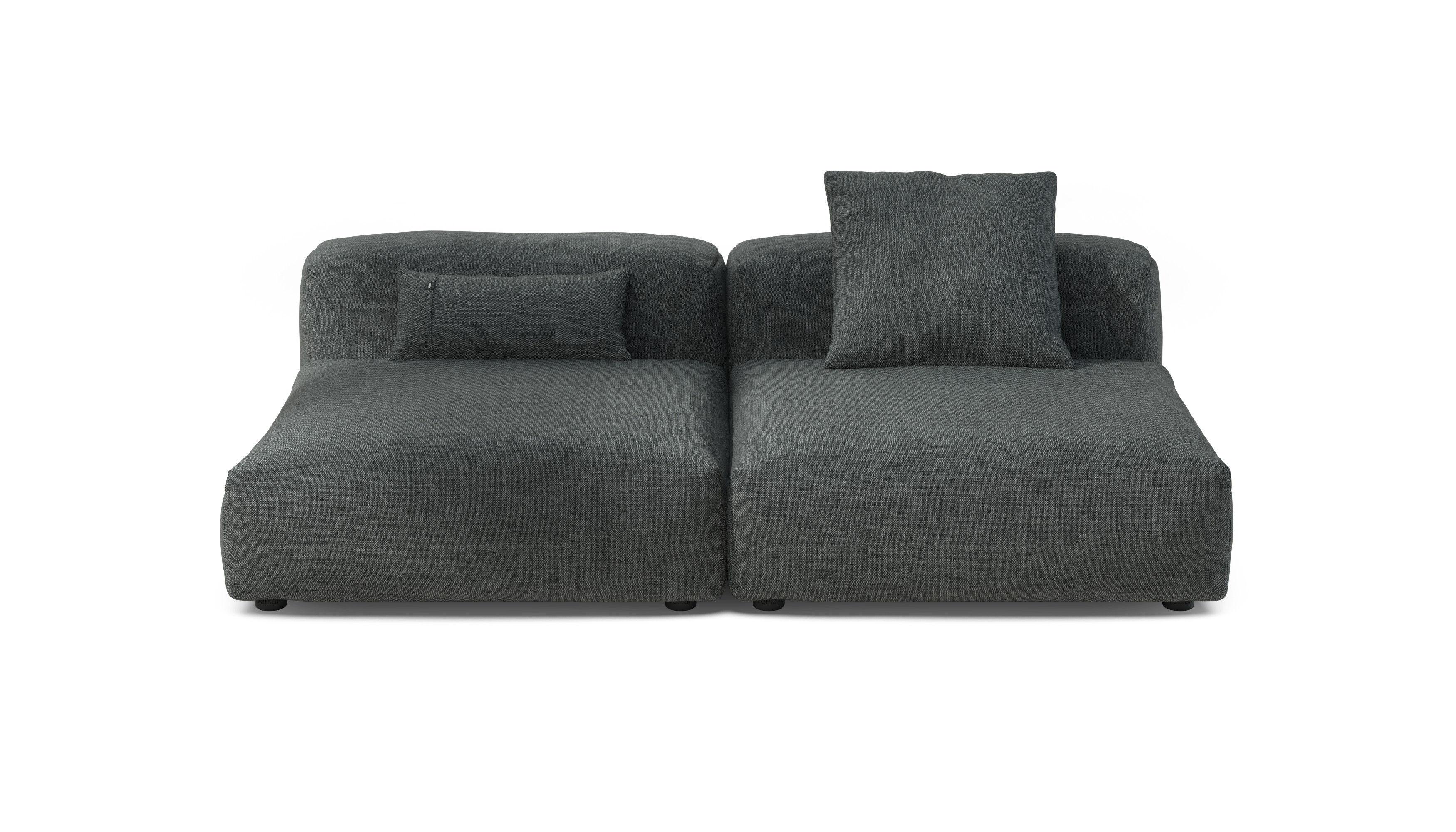 vetsak Sofa Set 01 L divano grigio scuro da esterno