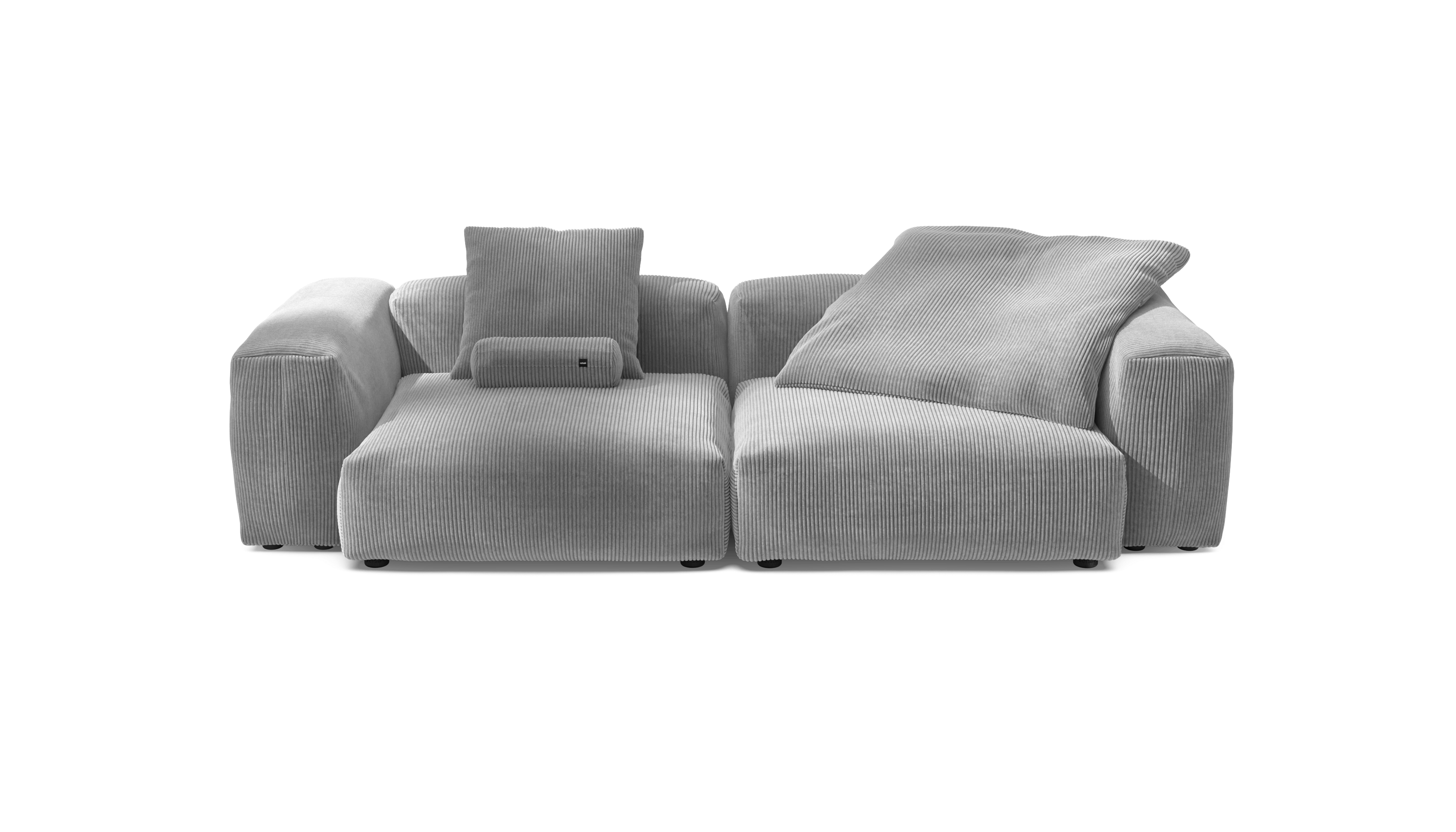 vetsak Sofa Set 02 Large divano modulare grigio chiaro