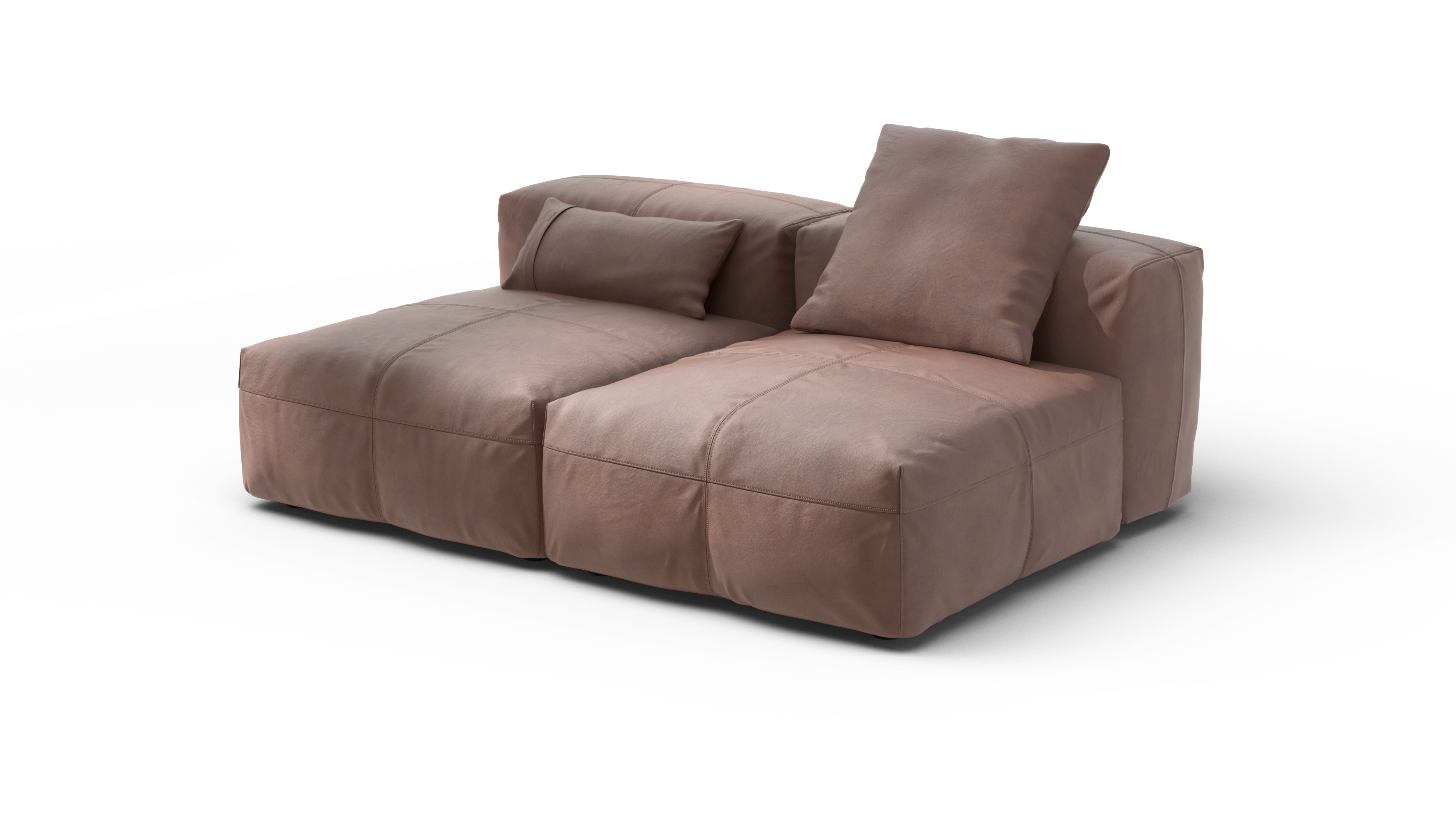 vetsak Sofa Set 01 Medium divano stone pelle 2,5 posti