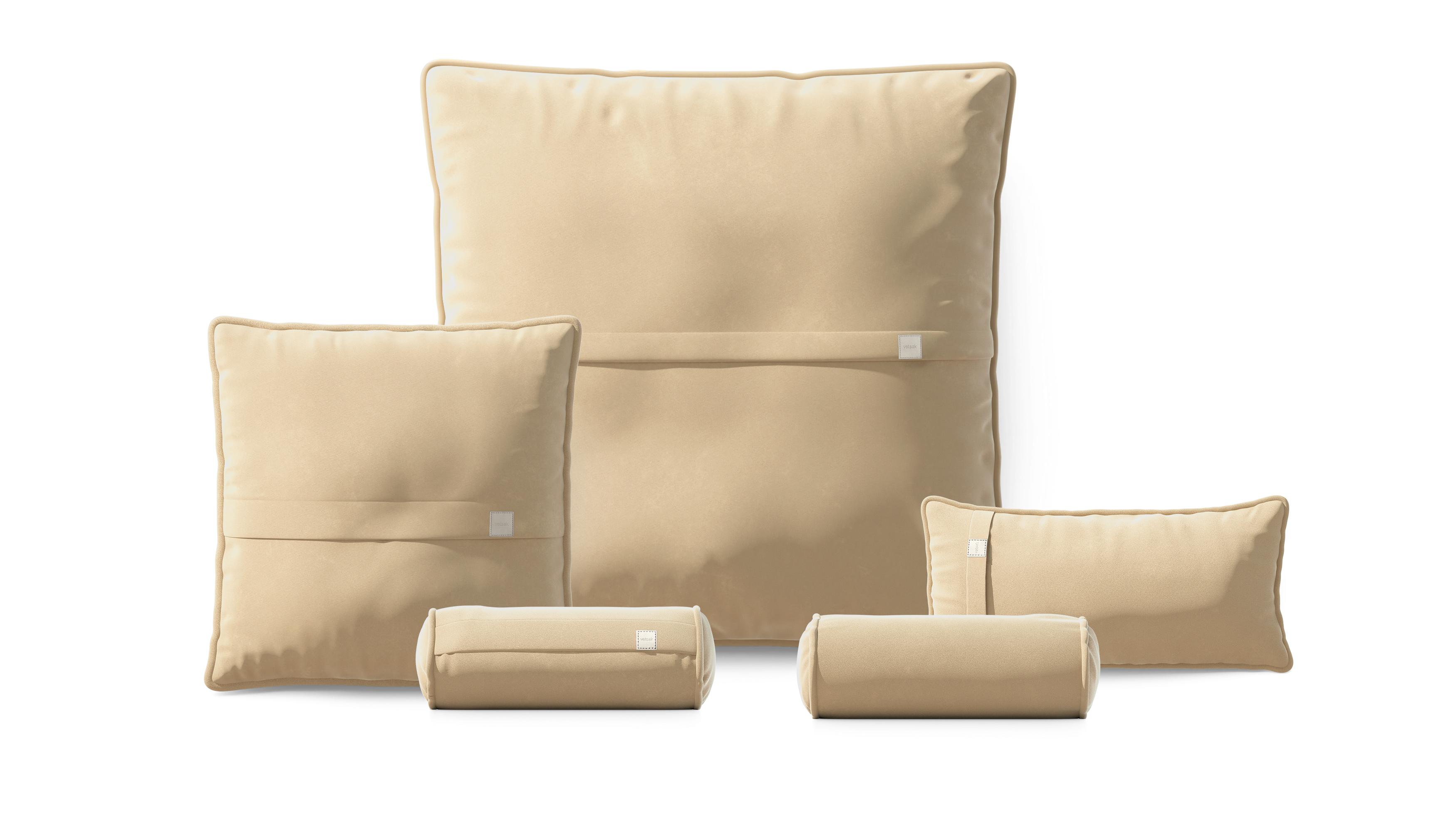 vetsak Pillow Set 4 set cuscini crema suave