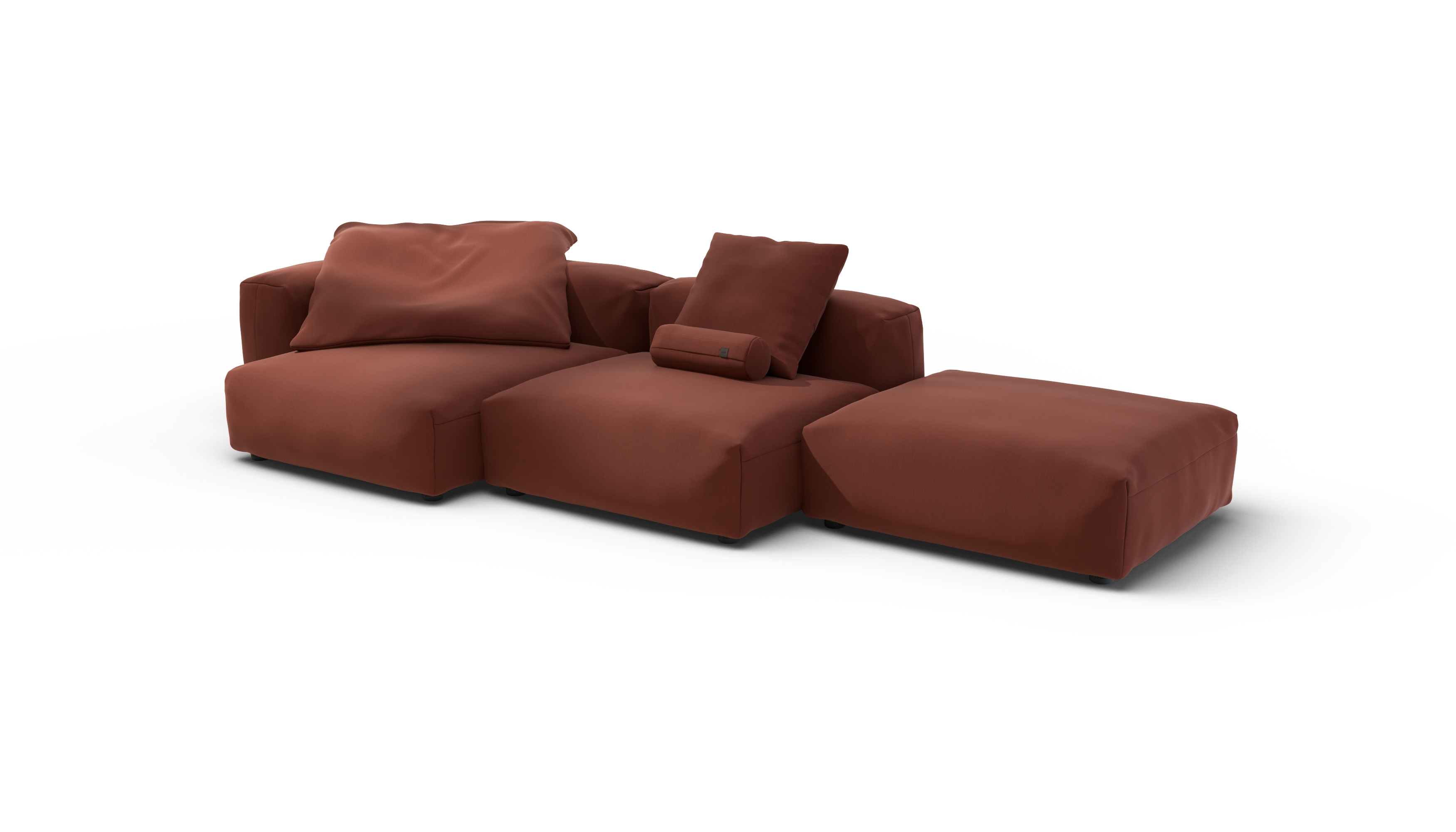 vetsak Sofa Set 04 divano 5 posti zafferano da esterno