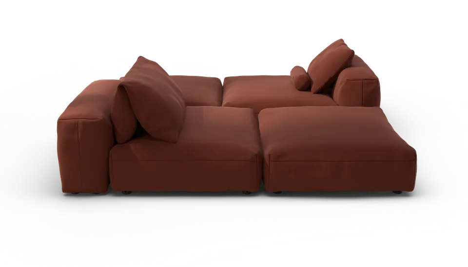 vetsak Sofa Set 08 Daybed divano 6 posti saffron outdoor