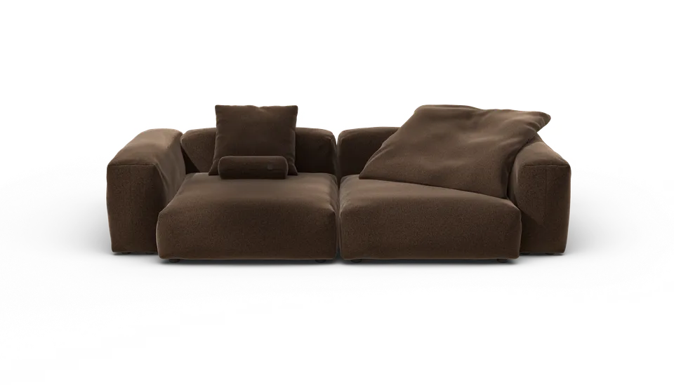 vetsak Sofa Set 02 Large divano 272x115 umber pebble