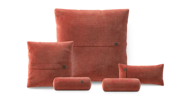 vetsak Pillow Set 4 set cuscini velluto brick