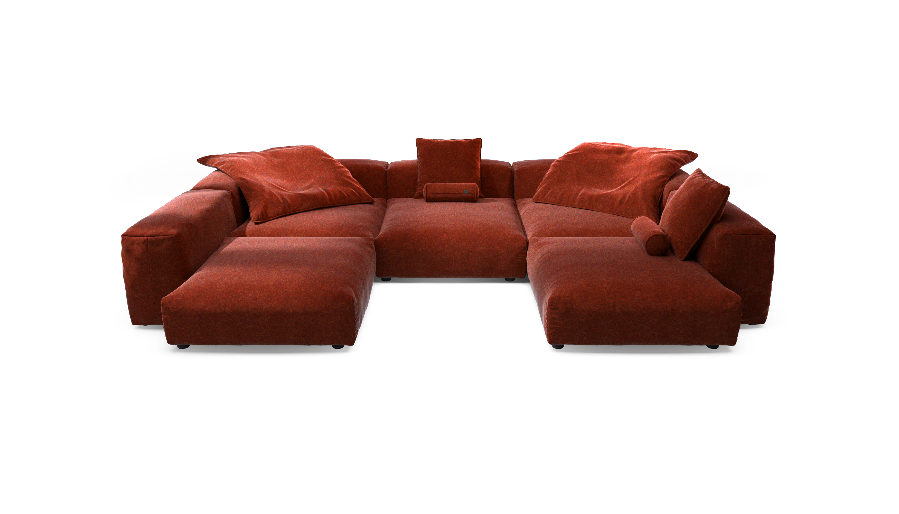 vetsak Sofa Set 06 divano modulare zafferano 6,5 posti