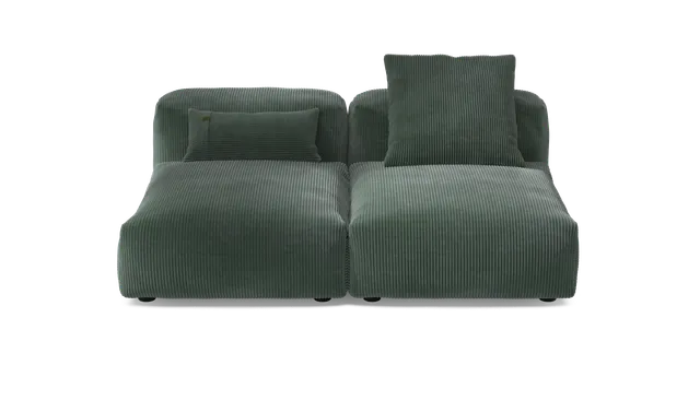 vetsak Set 01 Medium divano modulare 3 posti hunter cord velour