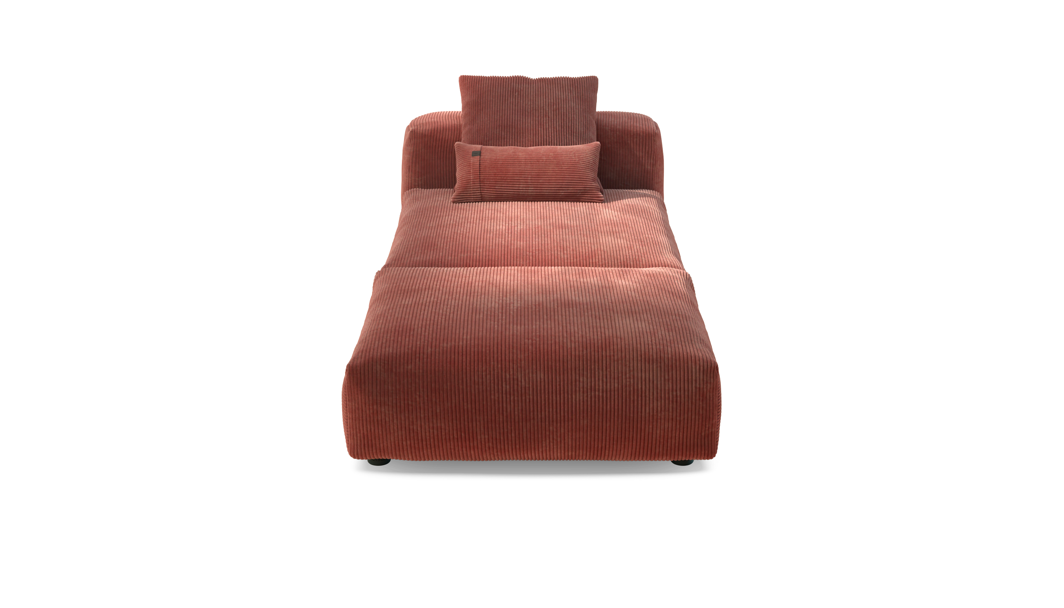 vetsak Sofa Set 07 Sun Lounger divano brick velluto