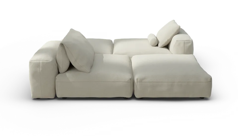 vetsak Sofa Set 08 Daybed divano modulare Ecru Breeze 210x241