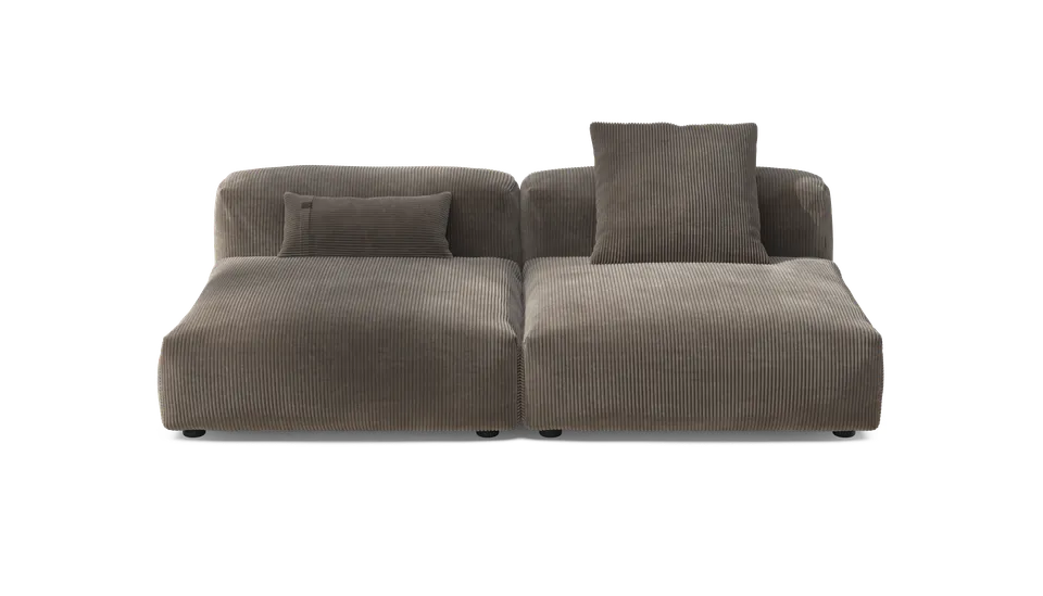 vetsak Sofa Set 01 L divano modulare mocha velluto