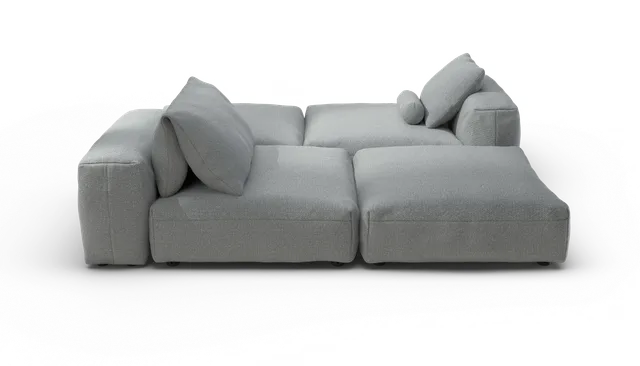 vetsak Sofa Set 08 Daybed divano 6 posti limestone esterno