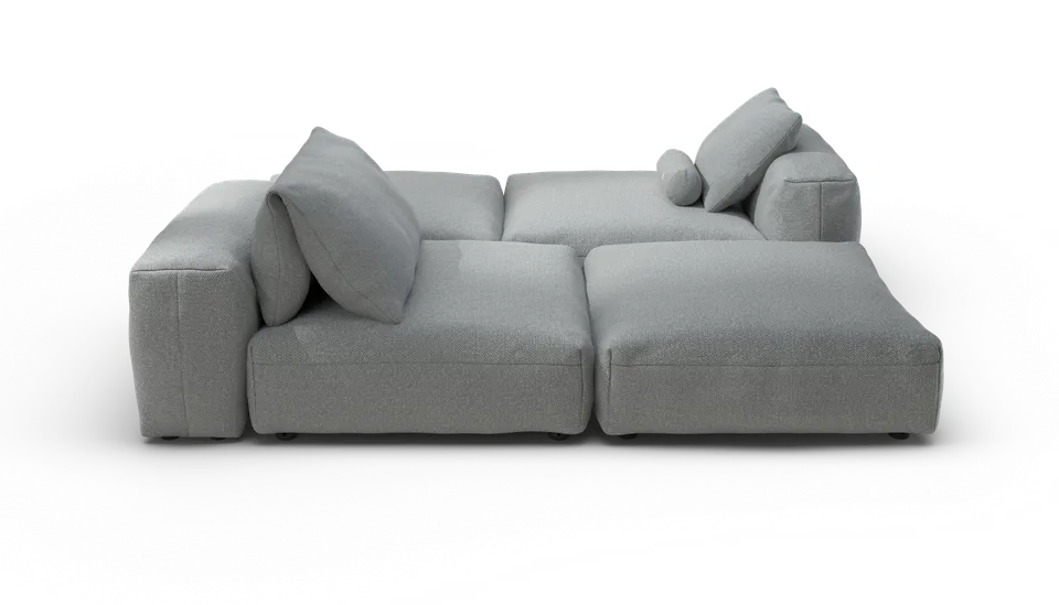vetsak Sofa Set 08 Daybed divano 6 posti limestone esterno