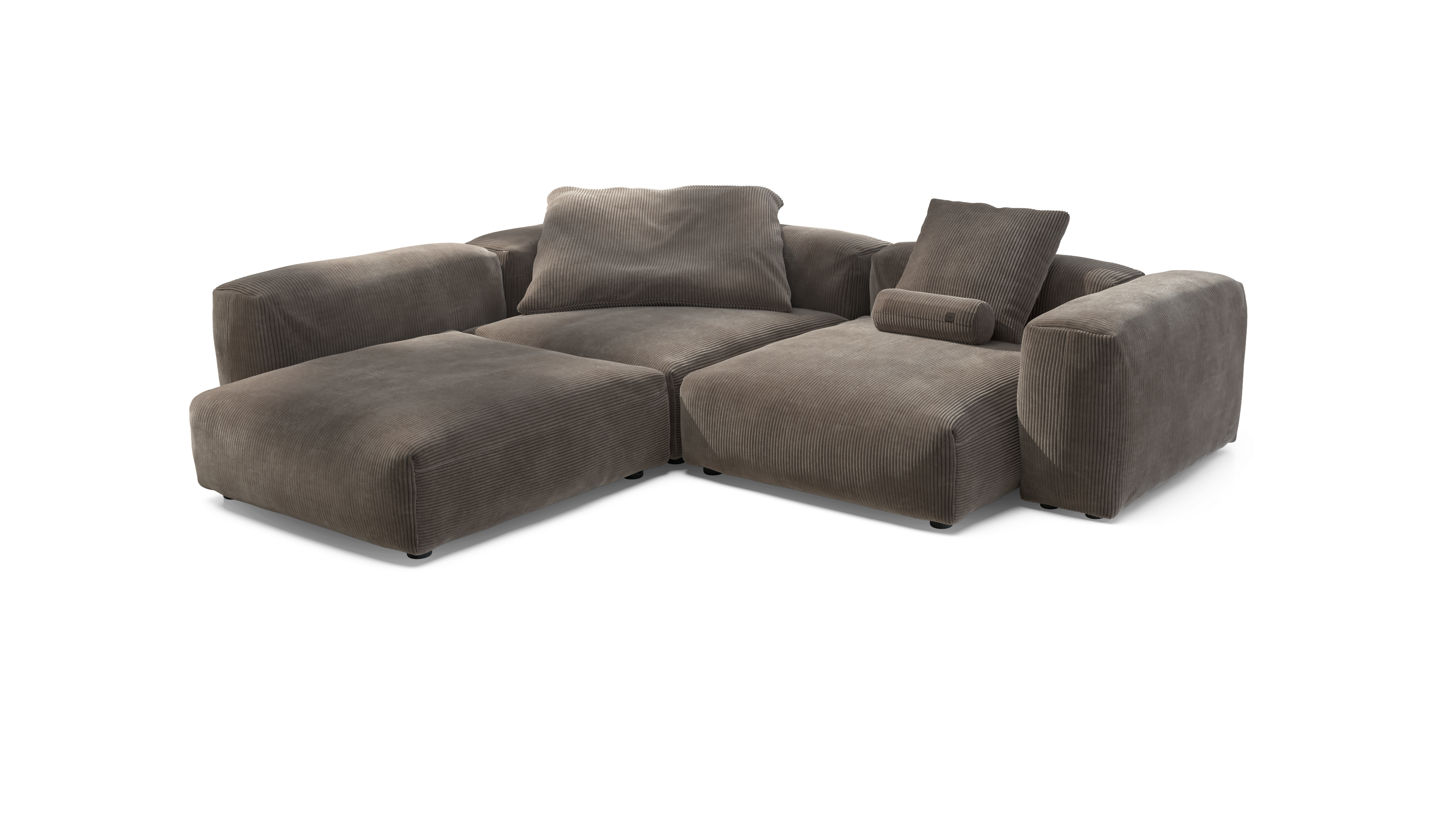 vetsak Sofa Set 05 divano angolare mocha 377x136