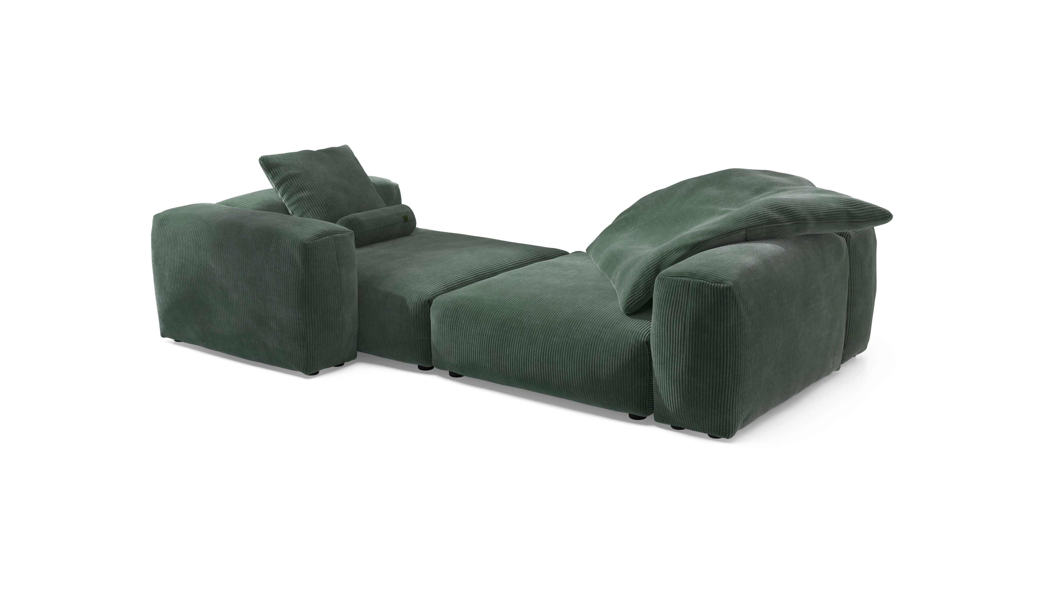 vetsak Sofa Set 02 XLarge divano modulare cord velour hunter 272x136