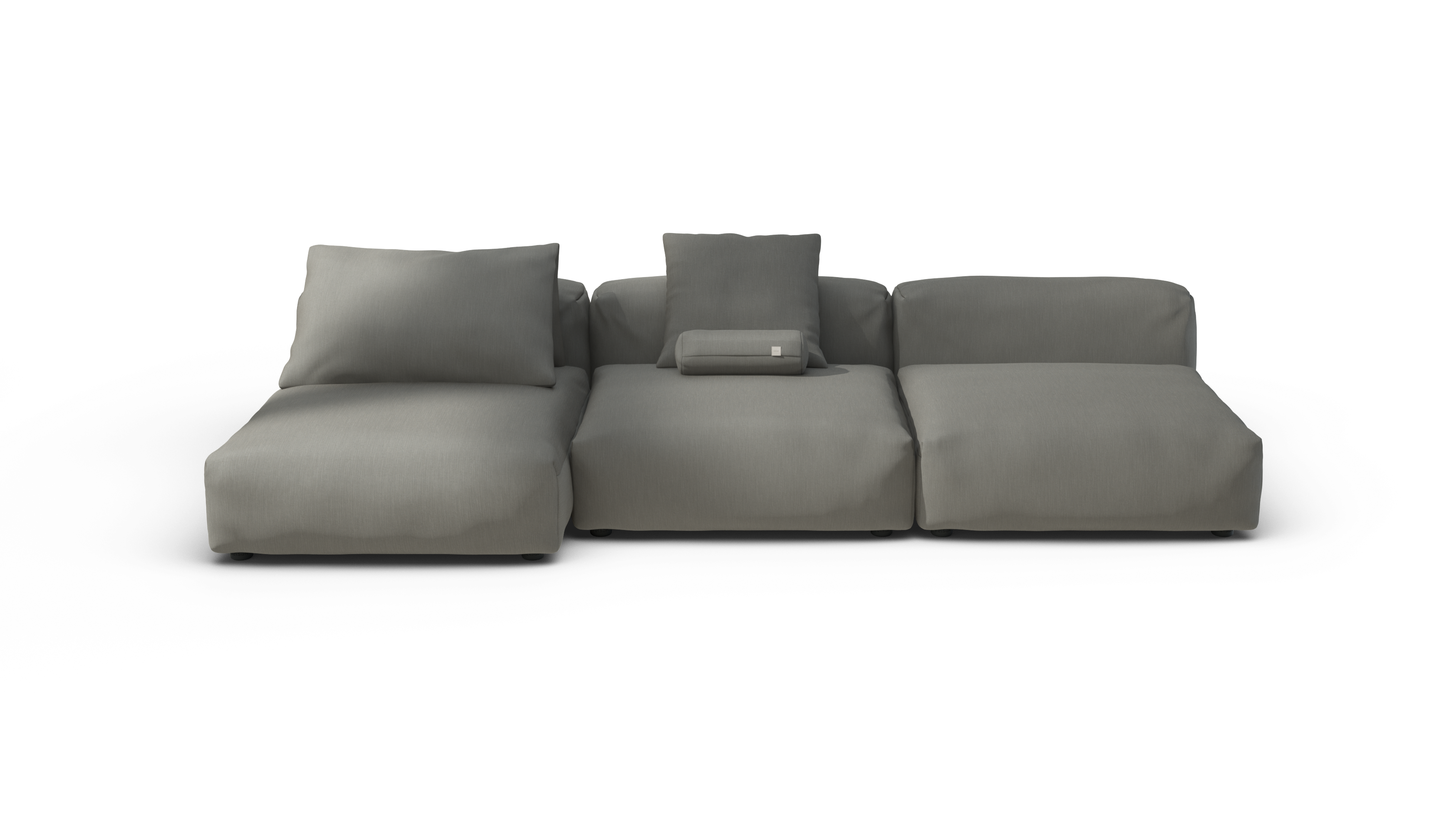 vetsak Set 04 divano modulare Flint Terrain 315x136 da esterno