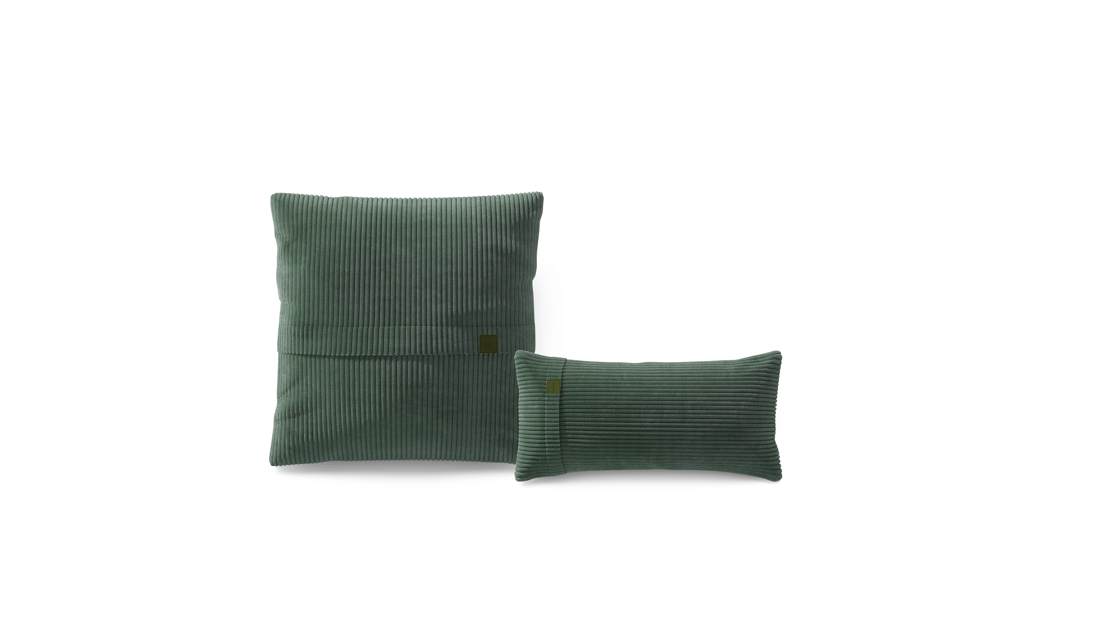 vetsak Pillow Set 1 cuscini velluto a coste hunter 2 pezzi