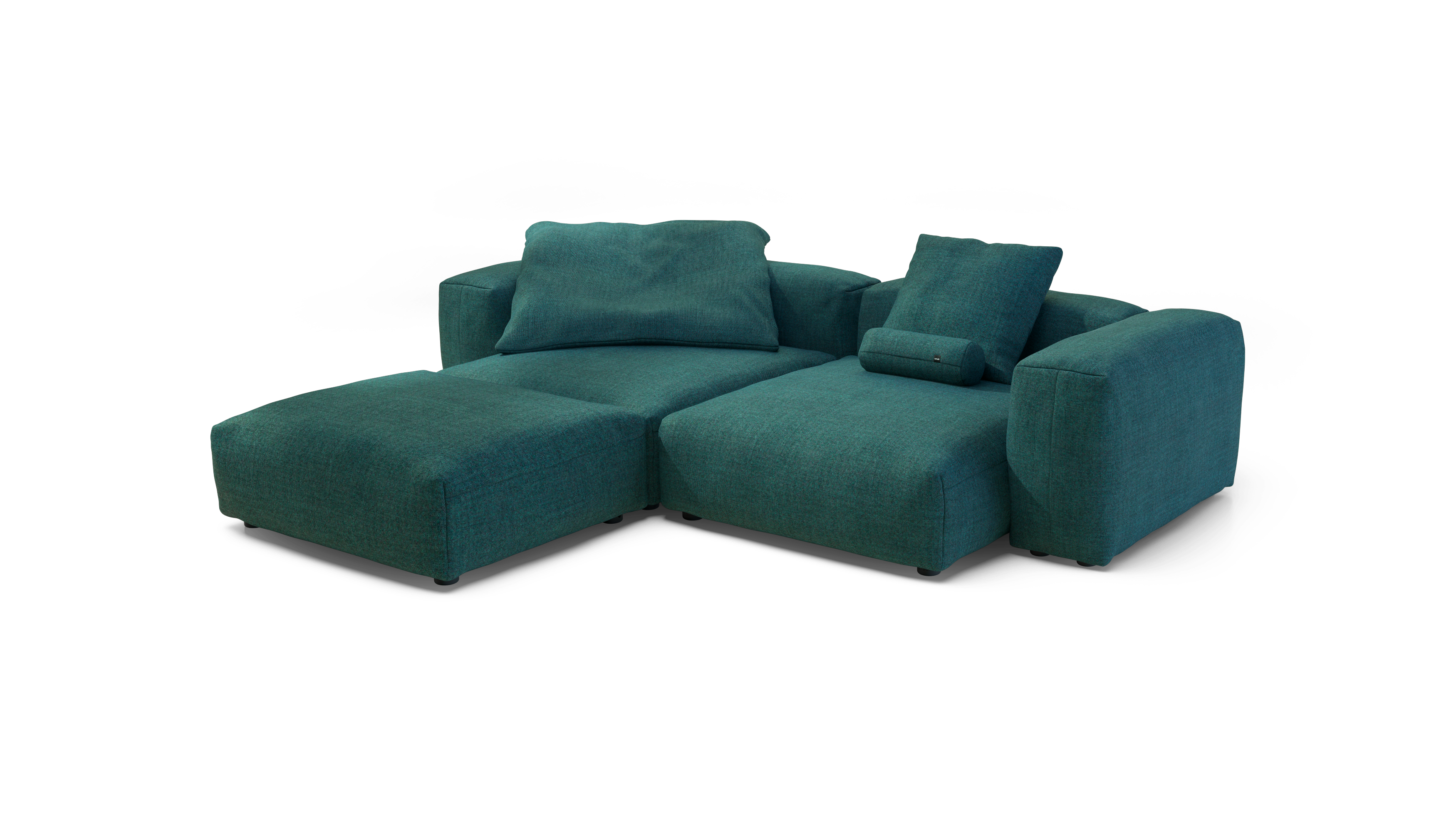 vetsak Set 03 divano angolare piqué cedro 272x220 da esterno