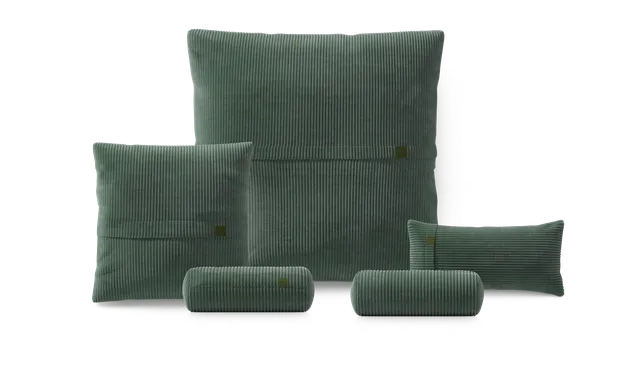 Vetsak Pillow Set 4 set 4 cuscini velluto verde hunter