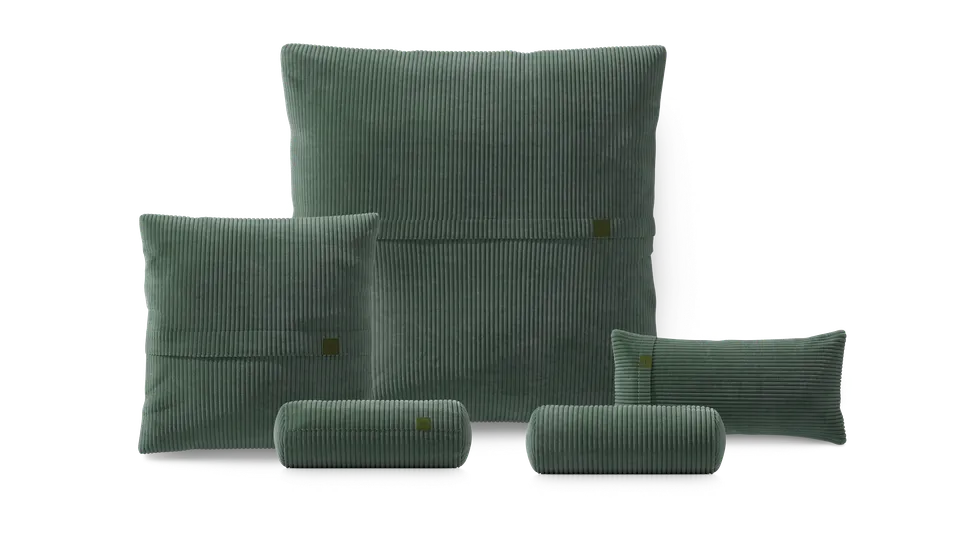 Vetsak Pillow Set 4 set 4 cuscini velluto verde hunter