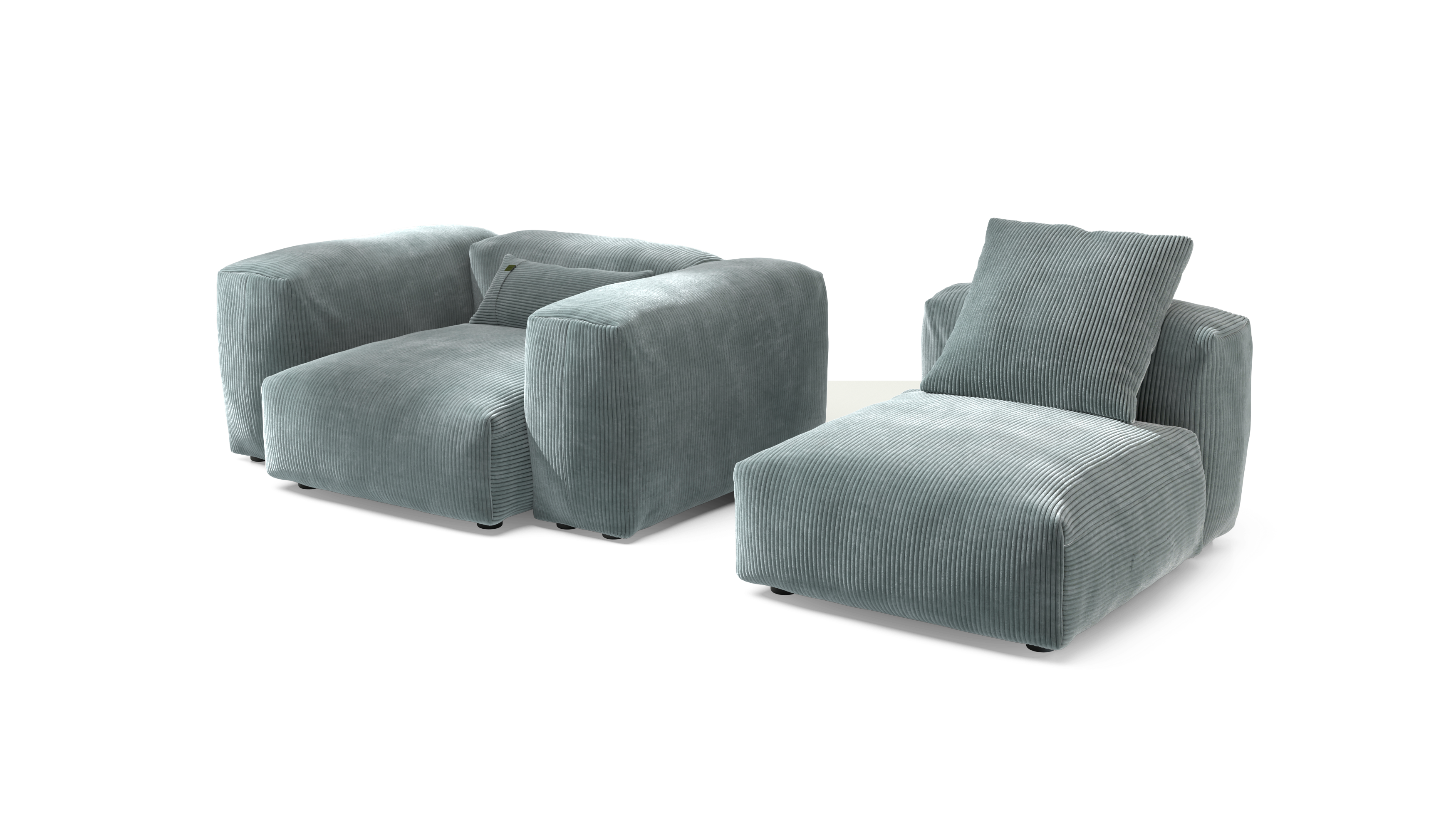 vetsak Sofa Set 02 Medium divano menta 2,5 posti