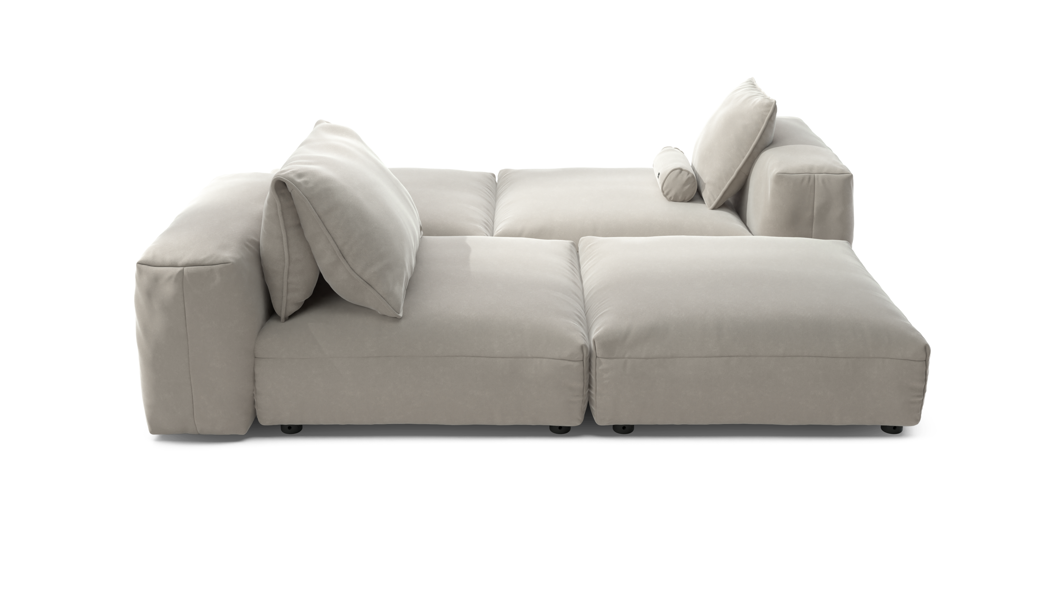 vetsak Sofa Set 08 Daybed divano modulare clay in suave
