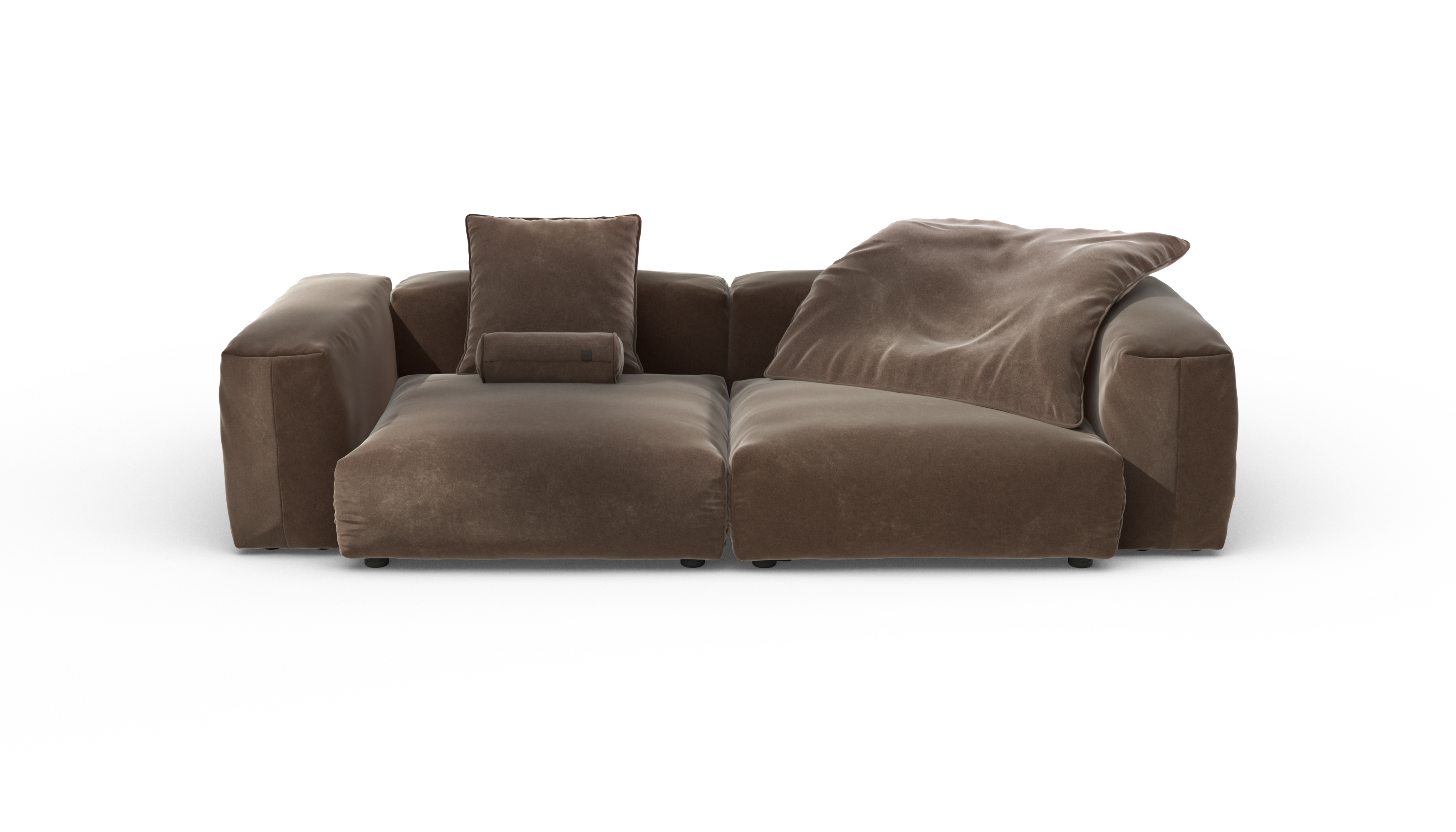 vetsak Sofa Set 02 Large divano modulare Suave espresso 3,5 posti