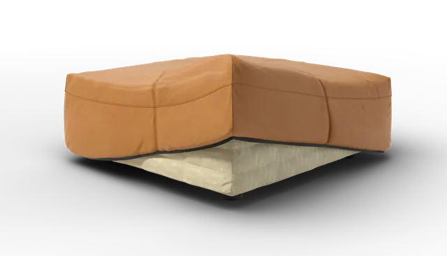 vetsak Cover Sofa Seat Small fodera Leather Brown 105x63