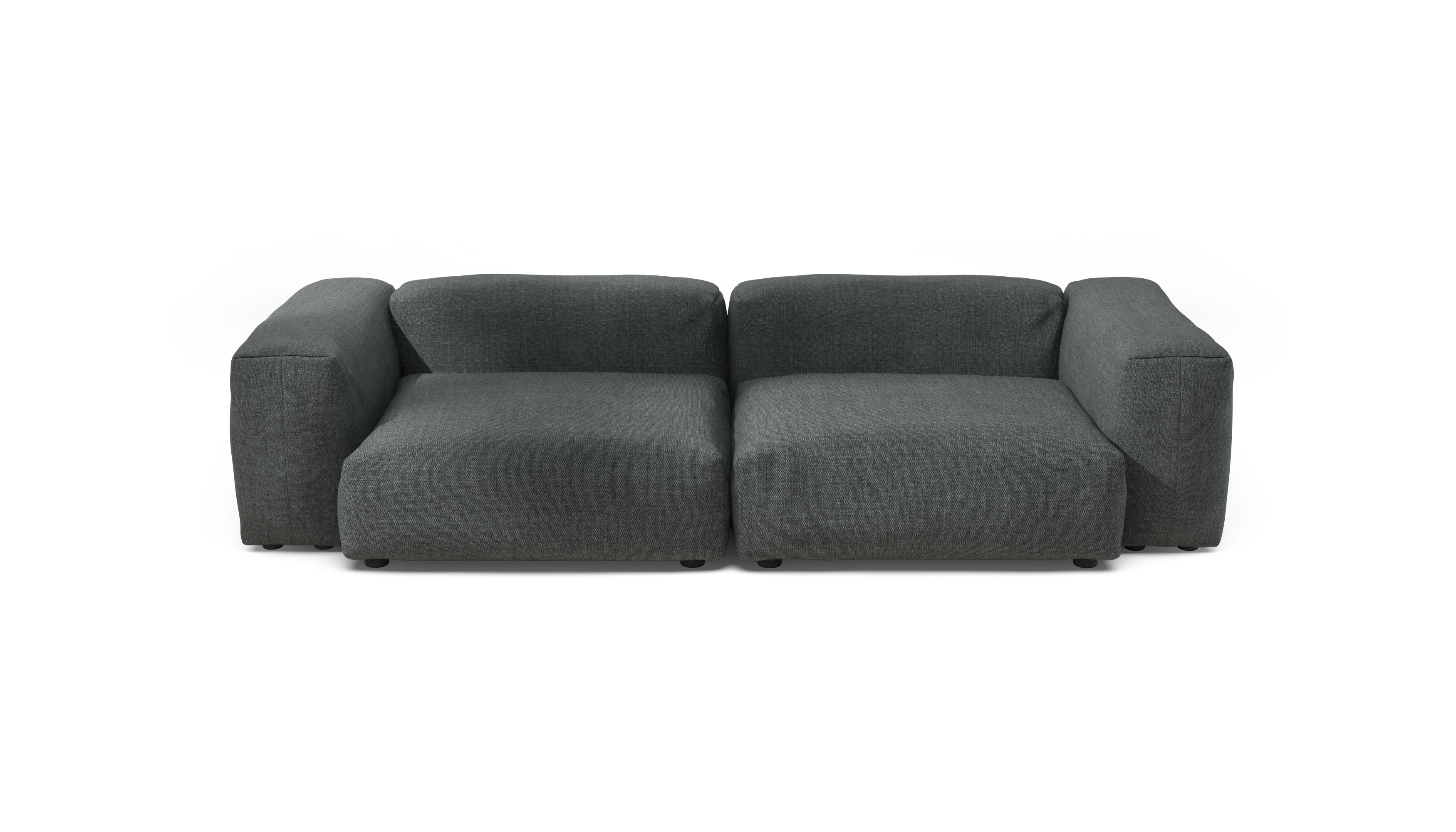 vetsak Sofa Set 02 Large divano modulare pique grigio scuro