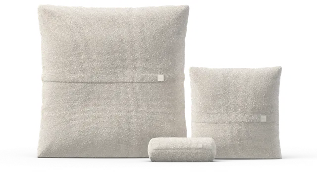 vetsak Pillow Set 2 set cuscini nub crema