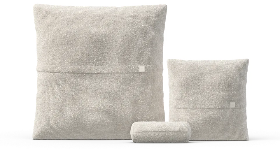 vetsak Pillow Set 2 set cuscini nub crema