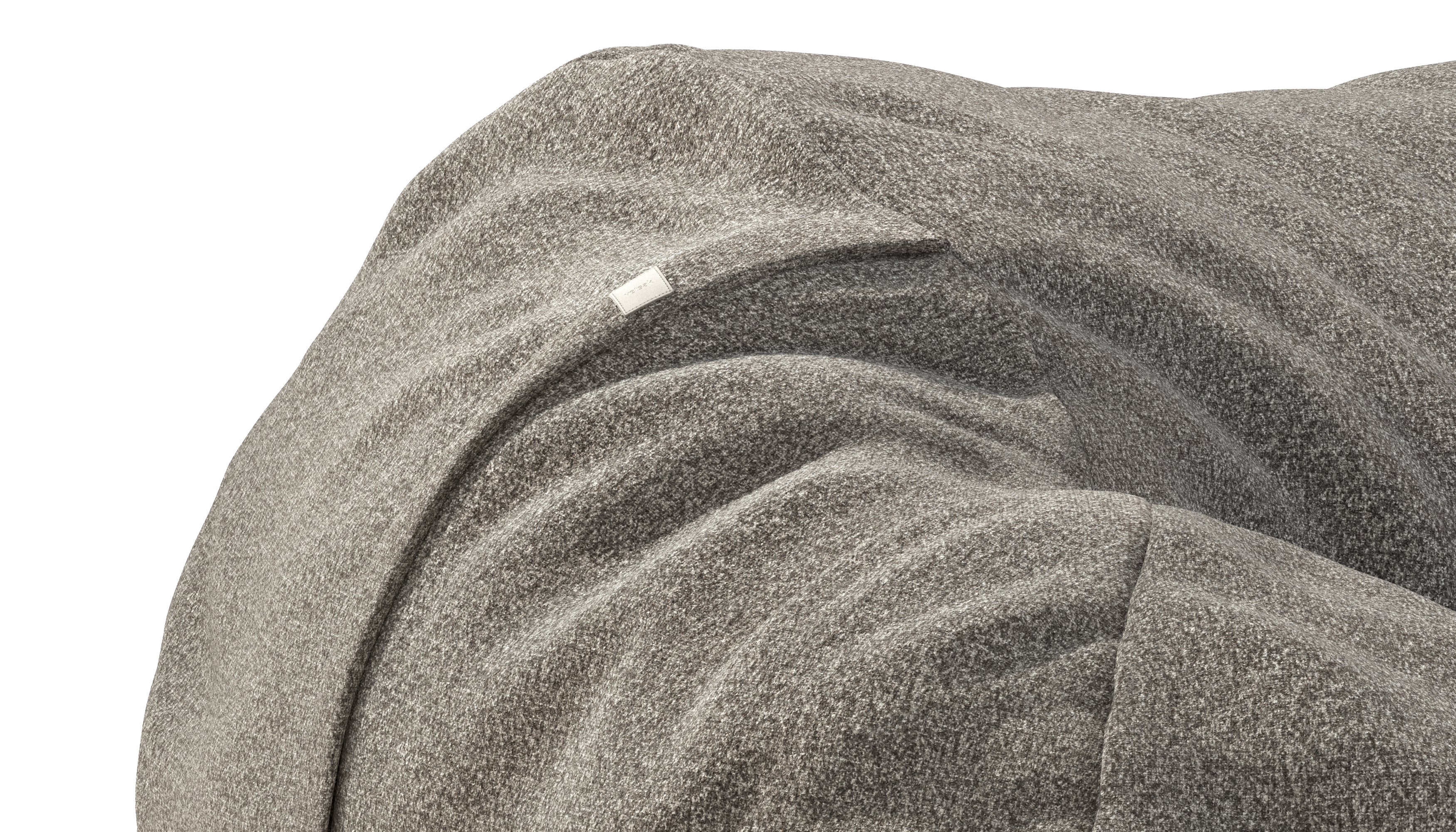 vetsak Beanbag Large fodera pouf pebble platinum