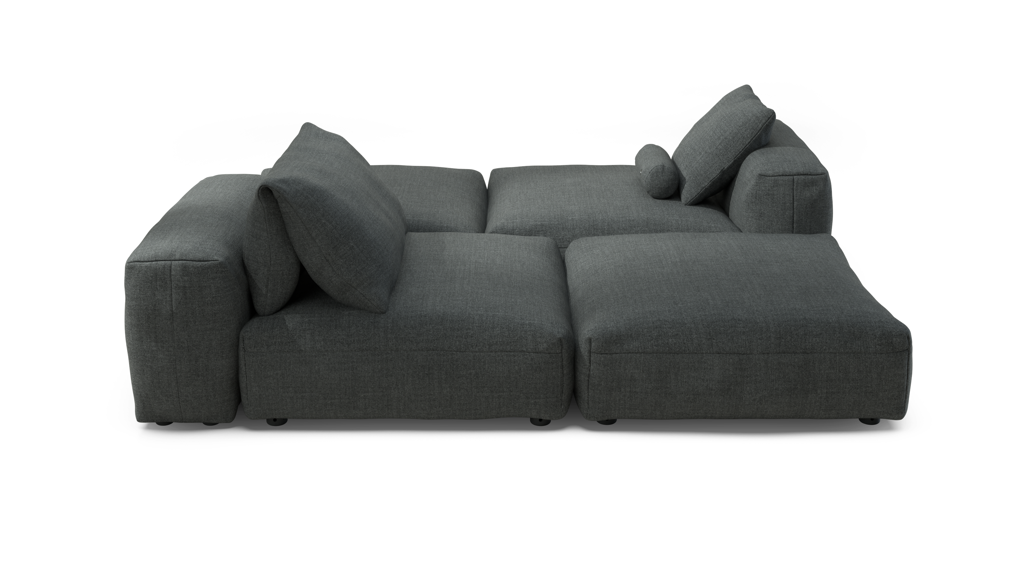 vetsak Sofa Set 08 Daybed divano esterno grigio scuro