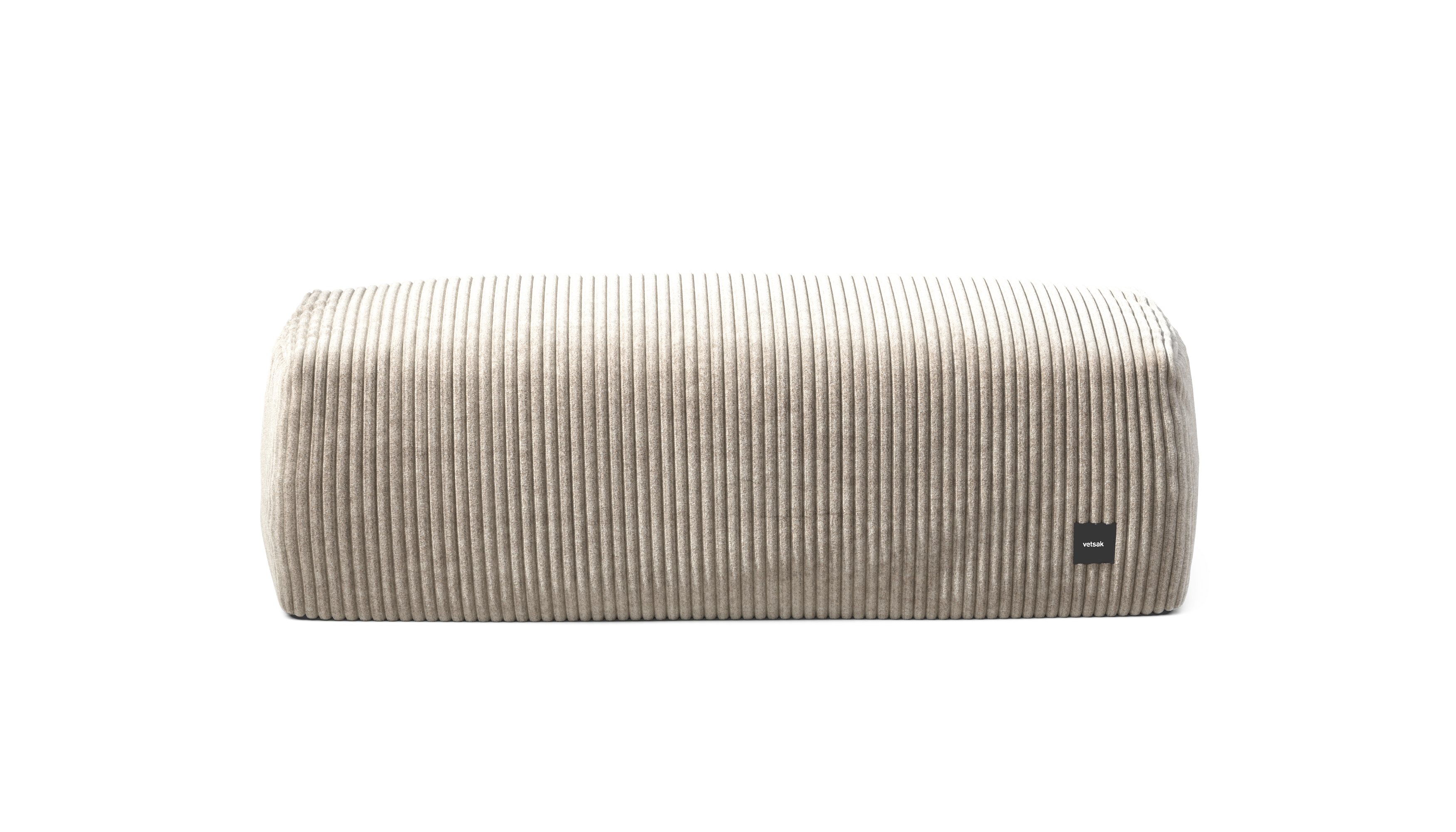 vetsak Lounge Pillow cuscino platino in velluto