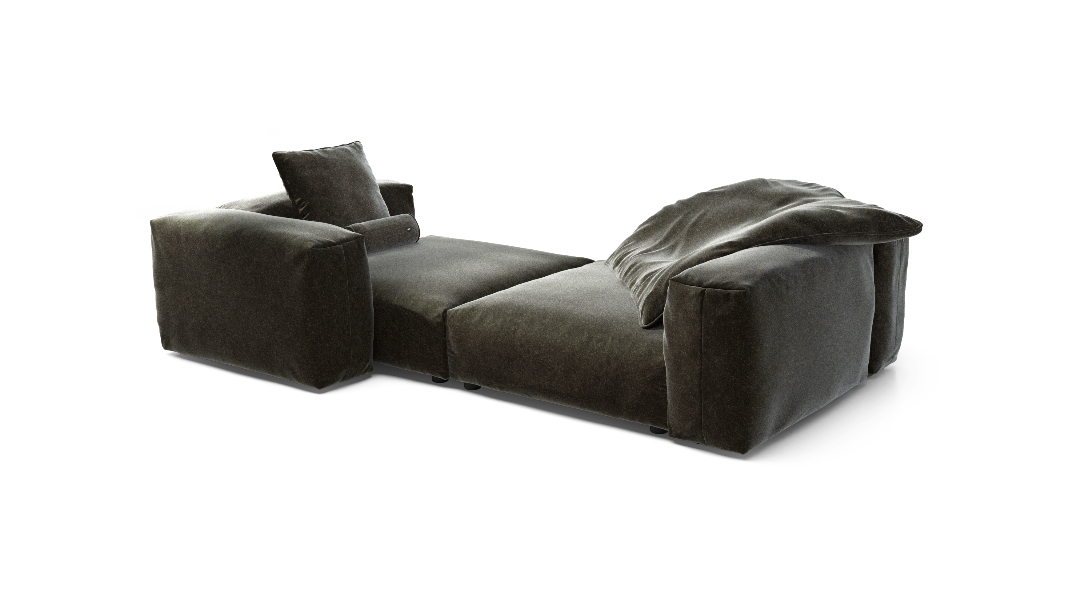 vetsak Sofa Set 02 XLarge divano modulare antracite